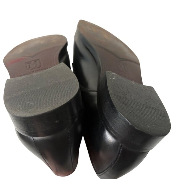 Bruno Magli Loreto BM600677 Black Leather Low Top Plain Toe Oxfords Size 11.5 - Picture 9 of 11
